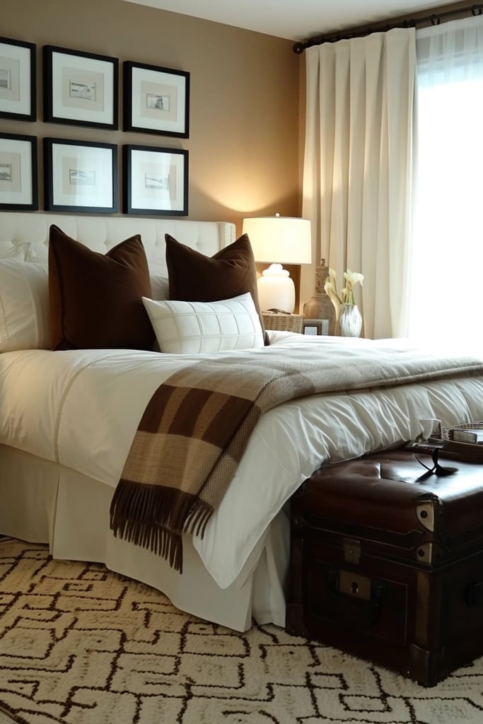 25 Captivating Brown and White Bedroom Ideas You'll Love