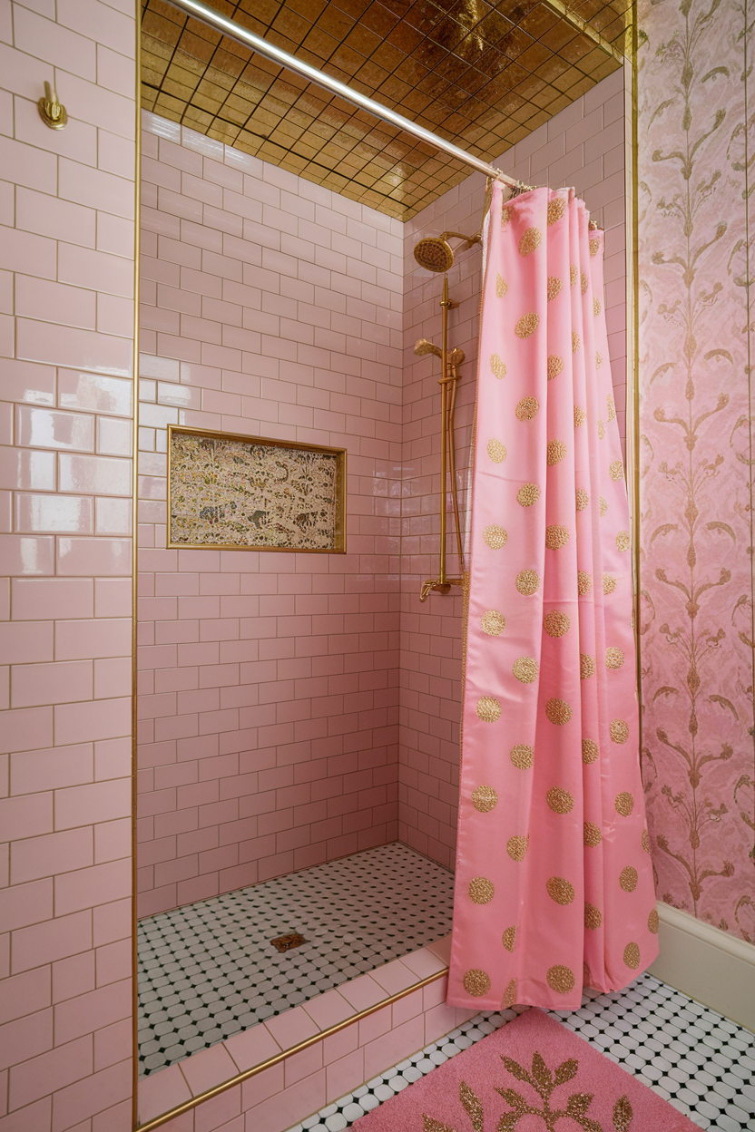 25 Stunning Pink and Gold Bathroom Ideas That Will Make You Swoon