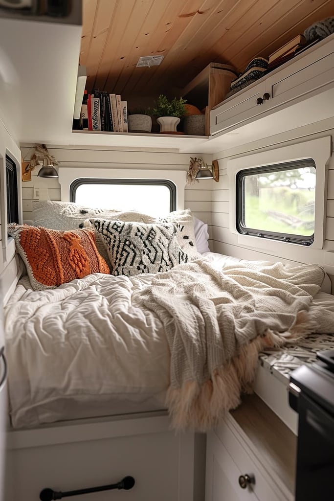 20 Ingenious Small RV Bedroom Ideas for Comfortable Travelling