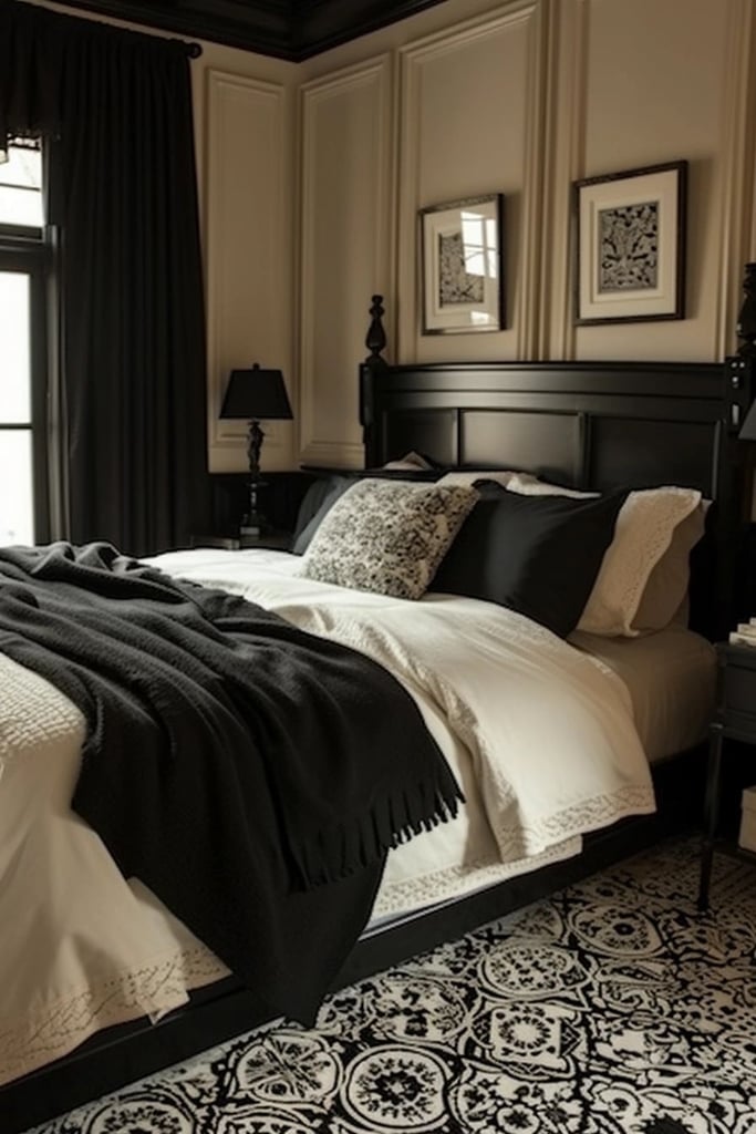 25 Elegant Black and Cream Bedroom Ideas You Need to Try