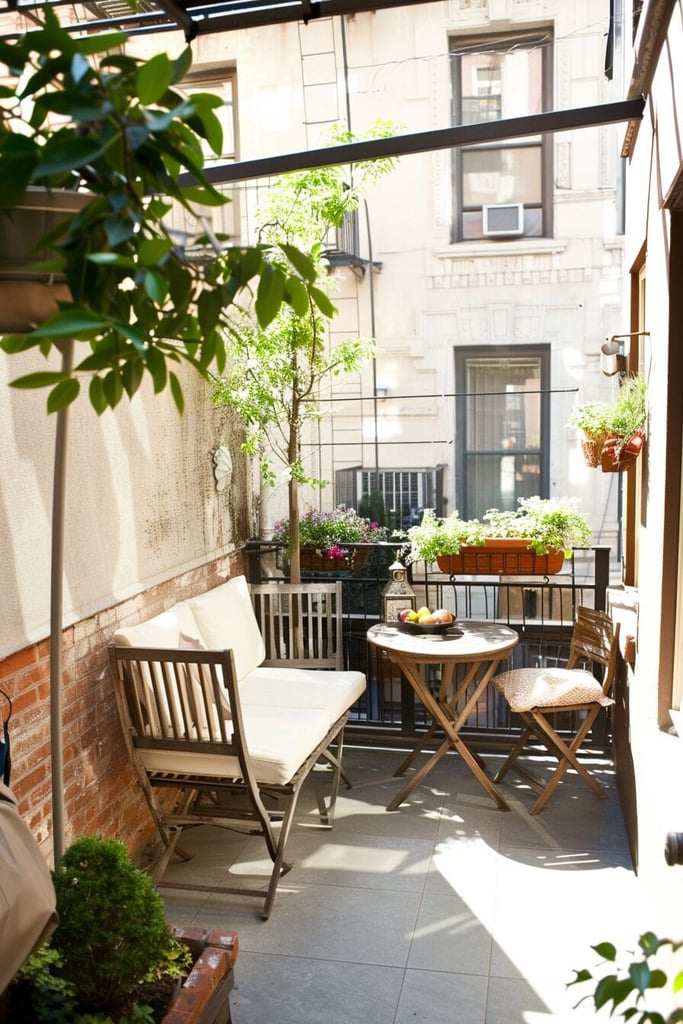 Fresh Look at 52 Small Apartment Patio Ideas Big Style Tiny Footprint