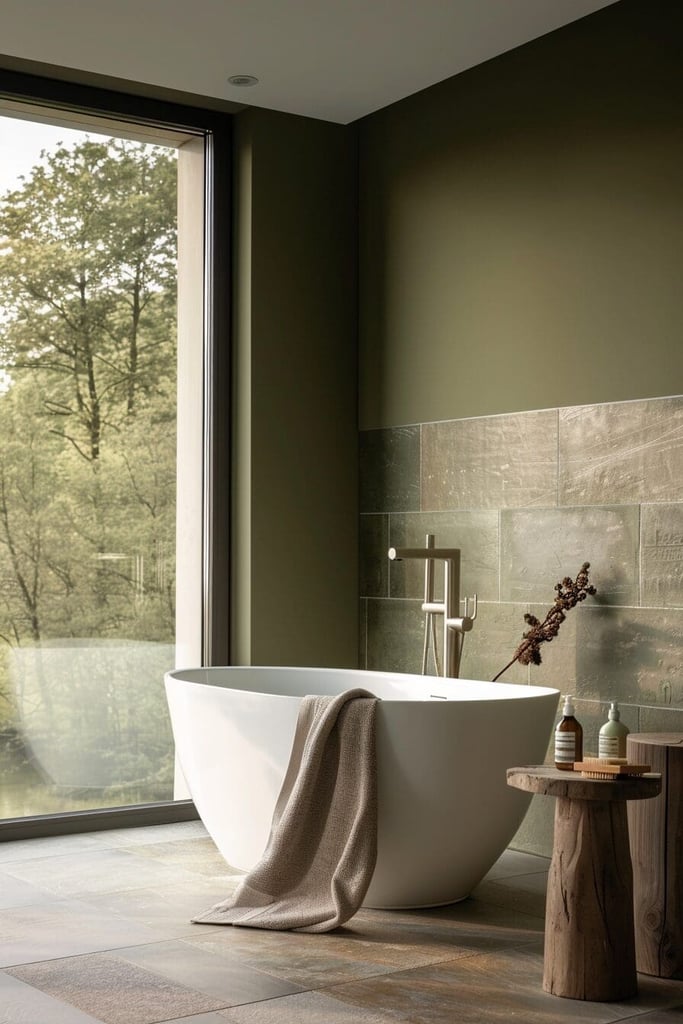 25 Green Bathroom Ideas That Will Actually Make You Want to Brush Your ...