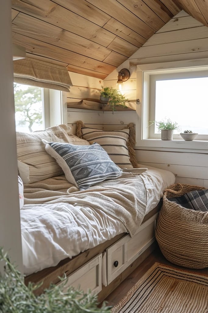 25 Ingenious Tiny House Bedroom Ideas for Compact Living