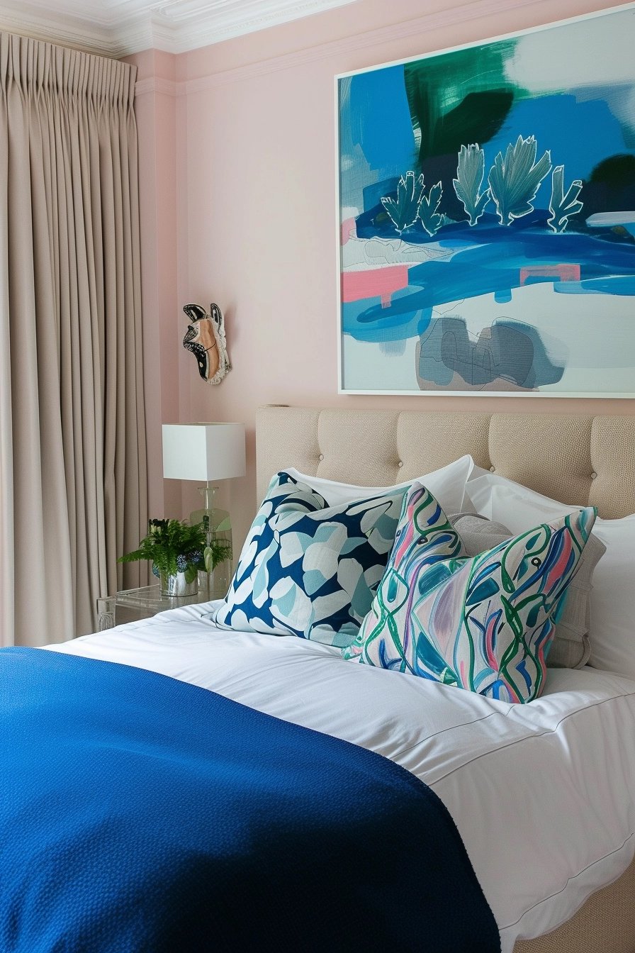 Pink Blue And Green Bedroom Ideas