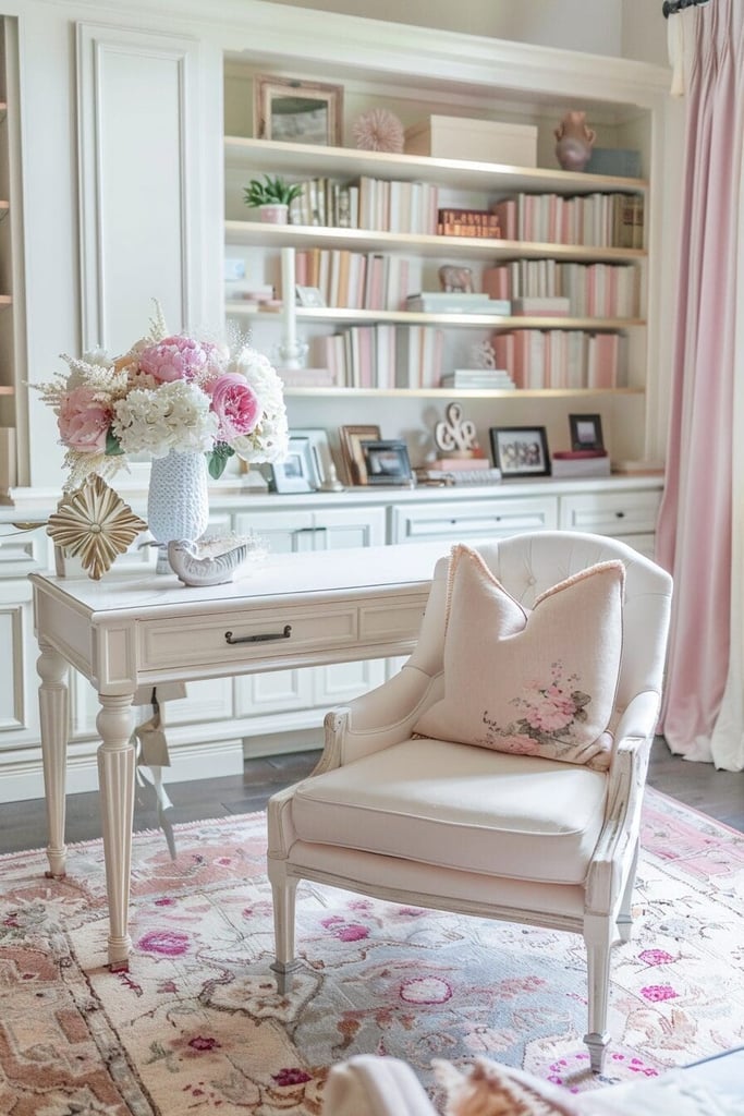 25 Chic and Feminine Home Office Ideas Tailored for Women