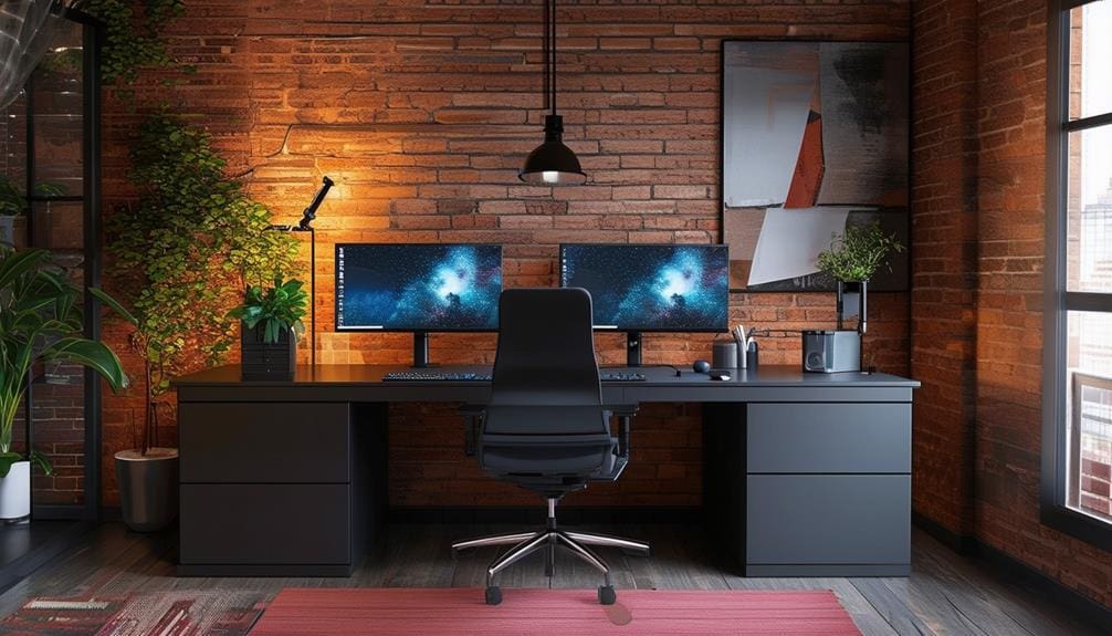 contemporary workspace for efficiency