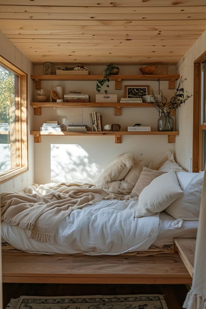 25 Ingenious Tiny House Bedroom Ideas for Compact Living