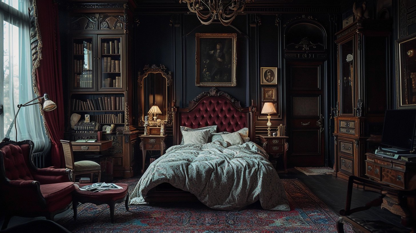 25 Dark Academia Bedroom