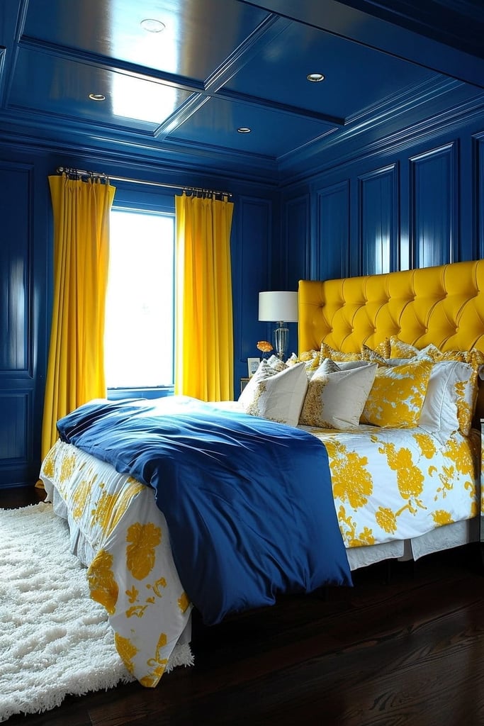 25 Refreshing Blue and Yellow Bedroom Ideas You’ll Love