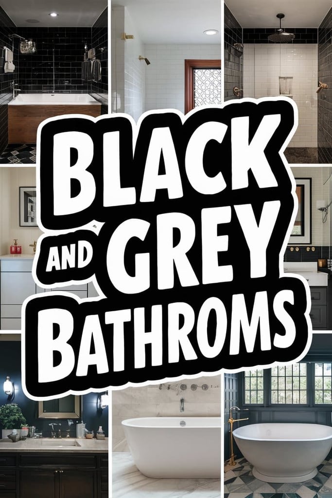 15 Stunning Black and Grey Bathroom Ideas to Transform Your Space