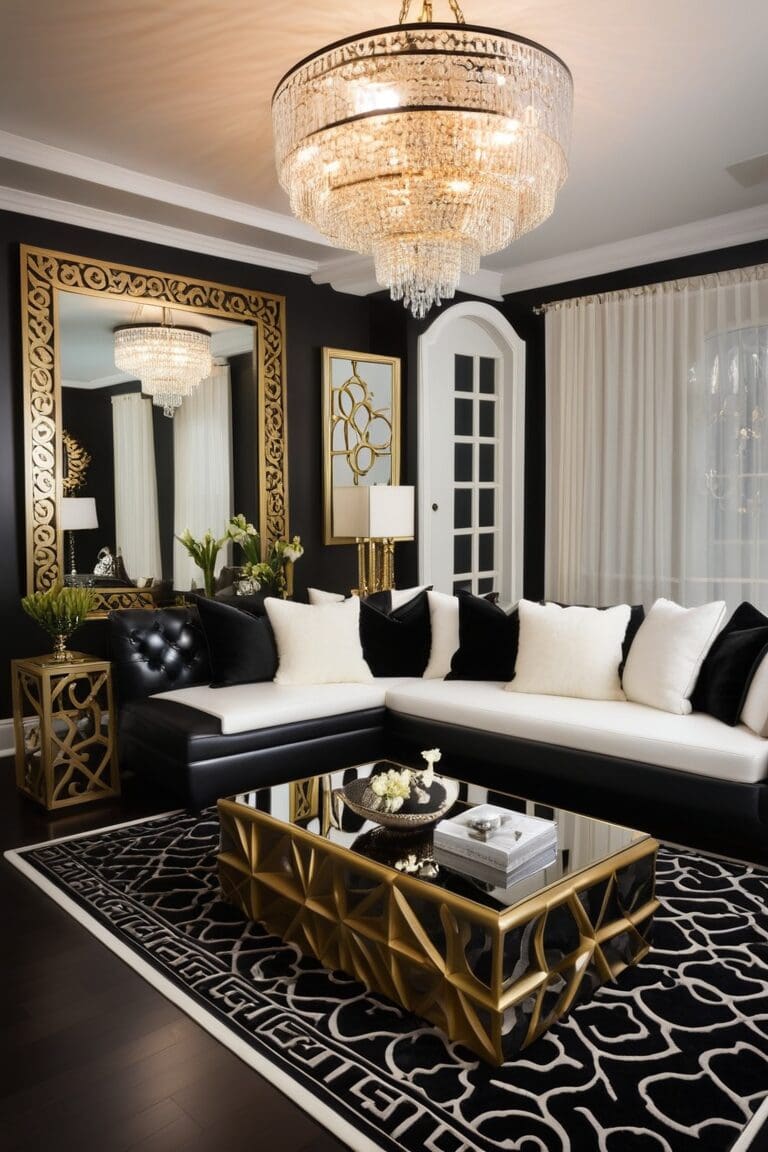 15 Stunning Black and White Living Room Ideas to Transform Your Space ...