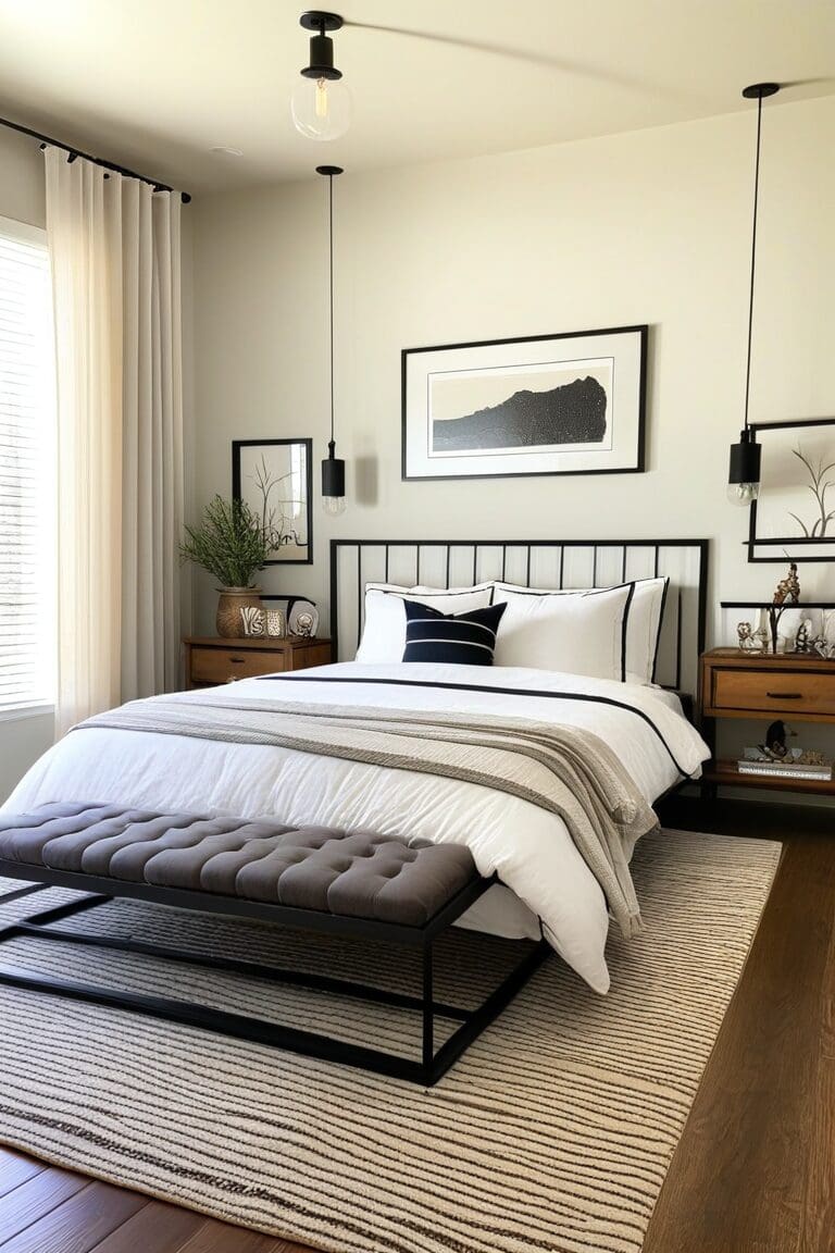 15 Stunning Bedroom Ideas to Complement Your Black Bed Frame