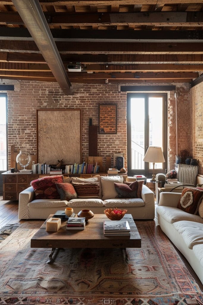 Picture of 23 Brown Living Room Ideas That Are So Chic, You'll Want to Redecorate ASAP