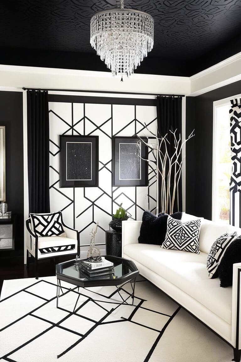 15 Stunning Black and White Living Room Ideas to Transform Your Space ...