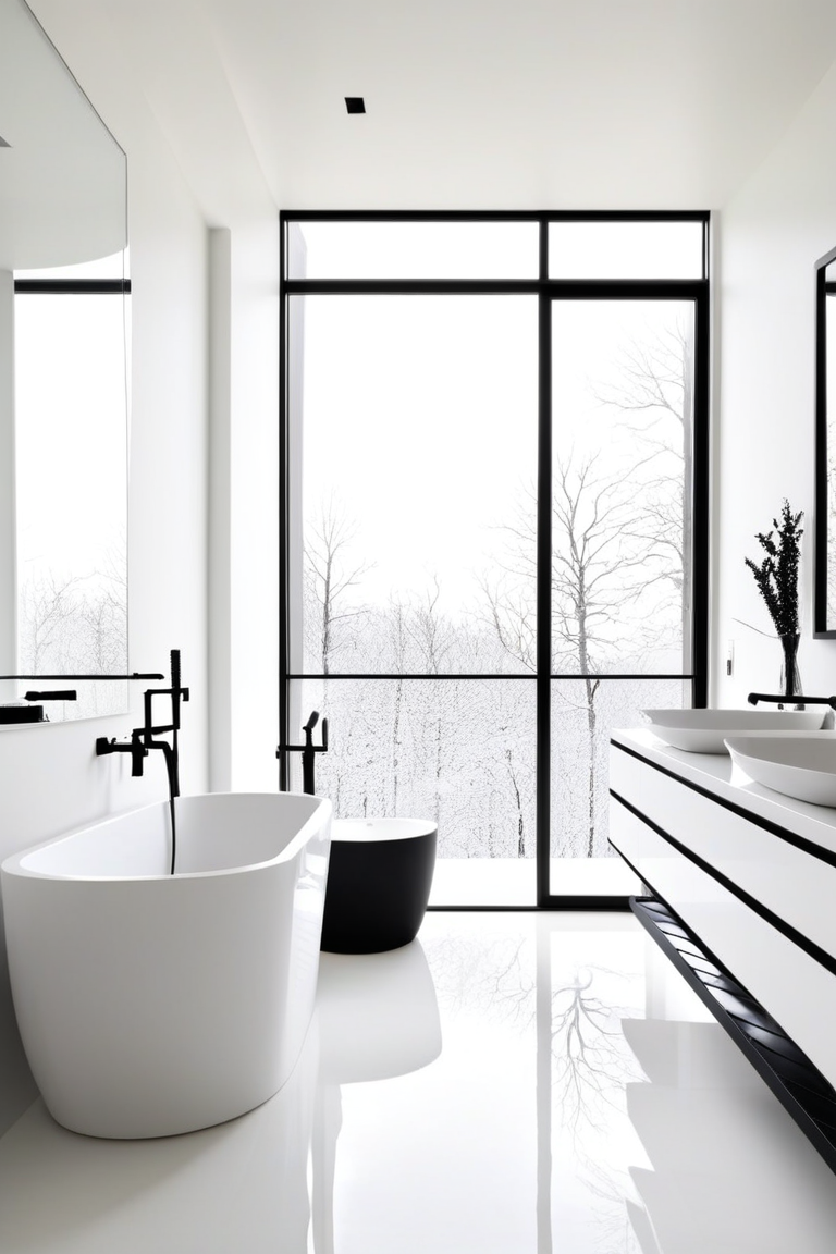 25 Stunning Black and White Bathroom Ideas to Transform Your Space