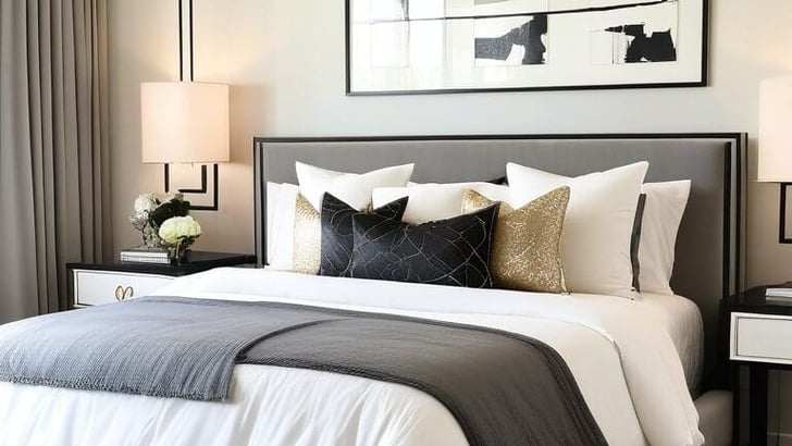 15 Stunning Bedroom Ideas to Complement Your Black Bed Frame - Roomy ...