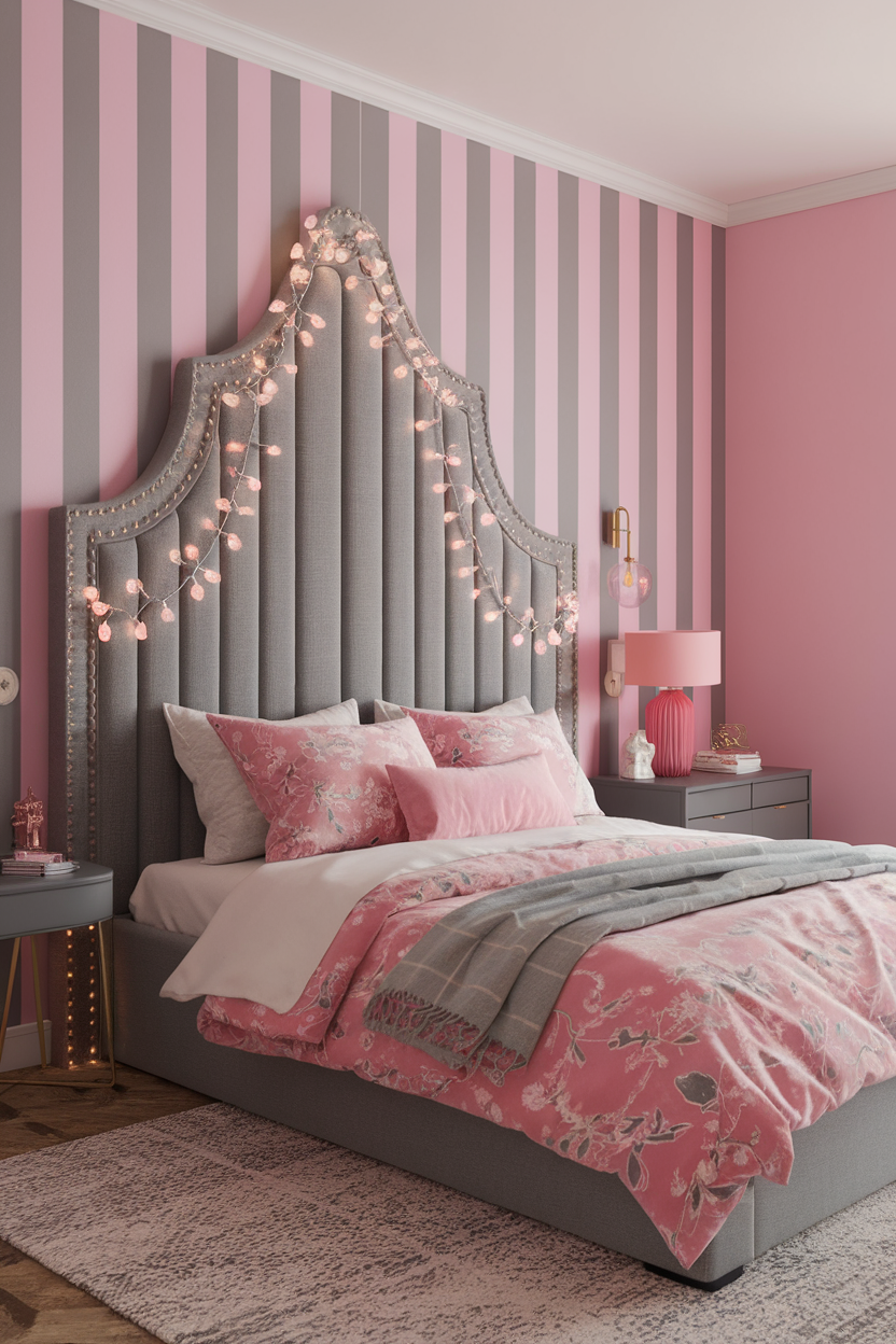 25 Dreamy Pink and Grey Bedroom Ideas You'll Fall in Love With