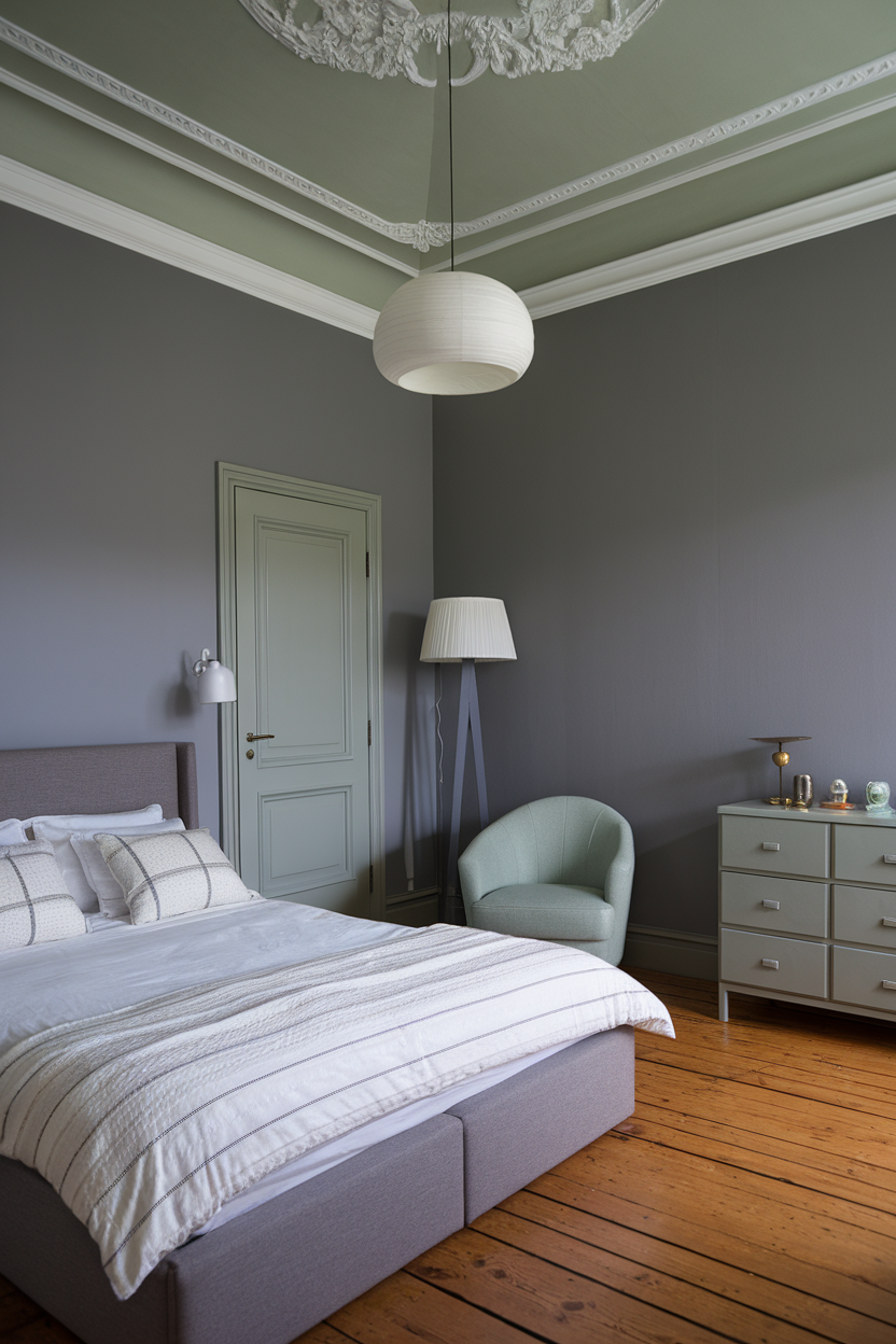 23 Dreamy Sage Green and Grey Bedroom Ideas You'll Fall in Love With