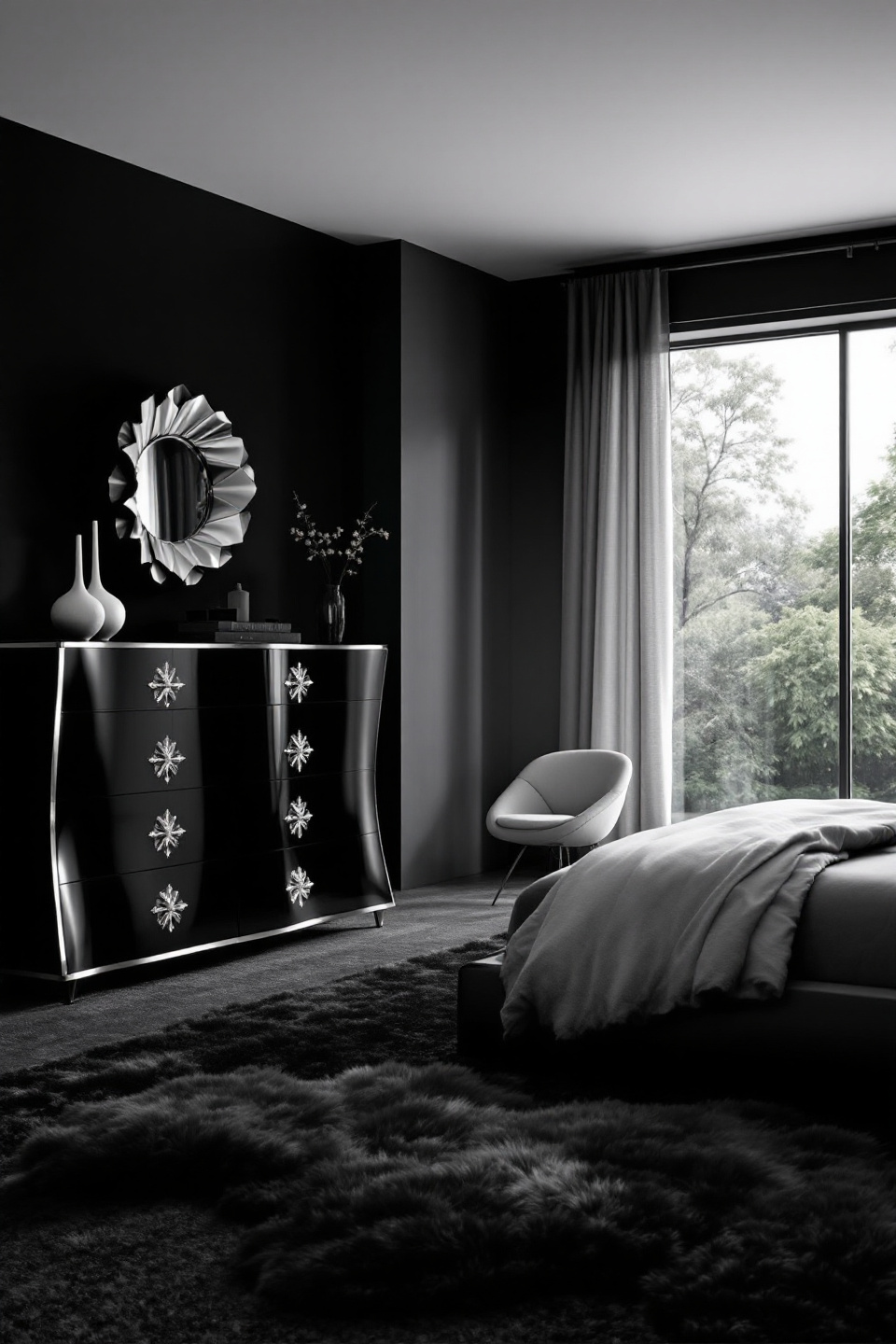 25 Stunning Black and Silver Bedroom Ideas That Ooze Elegance