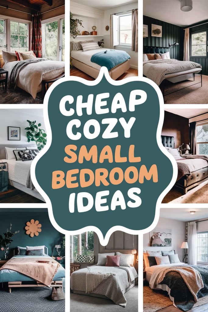 13 Cheap and Cozy Small Bedroom Ideas You'll Adore