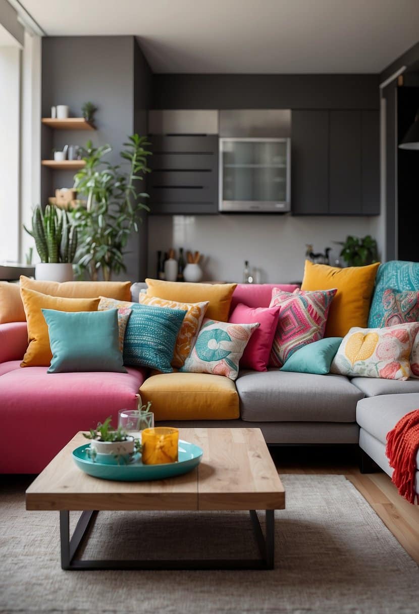25 Small Apartment Decor and Storage Ideas to Transform Your Space - Small Apartment Contrast Decor