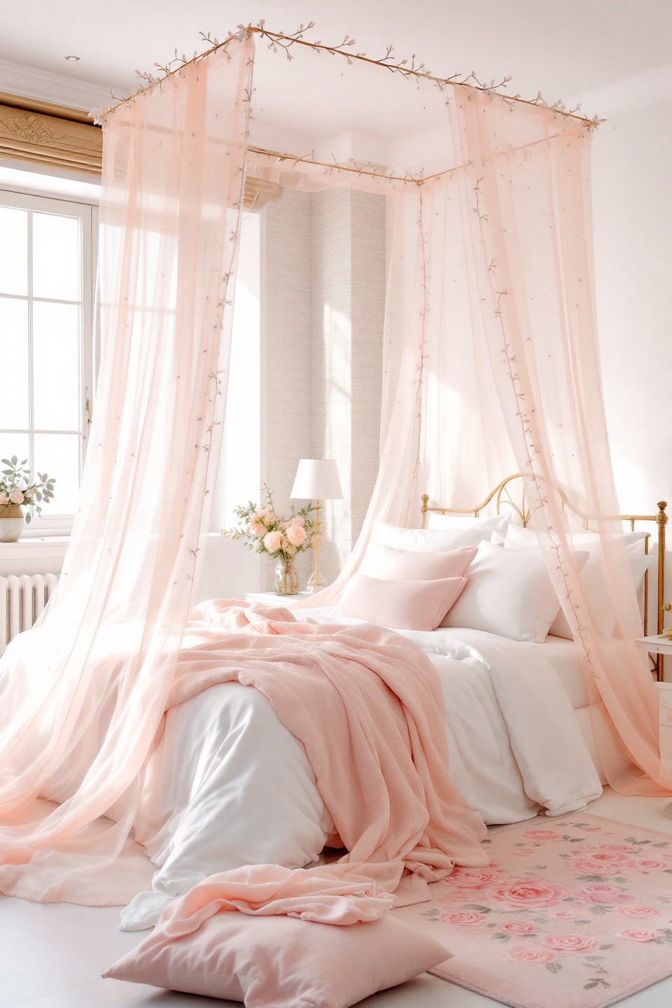 27 Dreamy White and Pink Bedroom Ideas You'll Fall in Love With