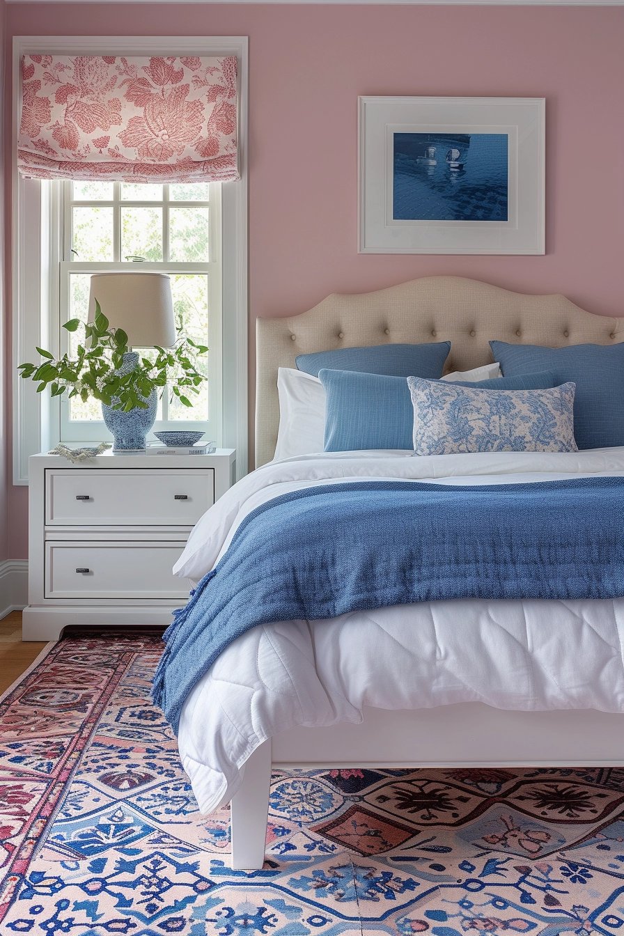 22 Blue and Pink Bedroom Ideas That Look Good Together