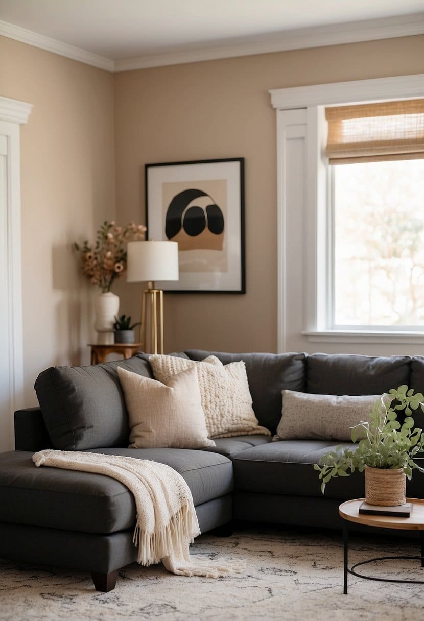 25 Charcoal Sofa Arrangements for a Stylish Living Room