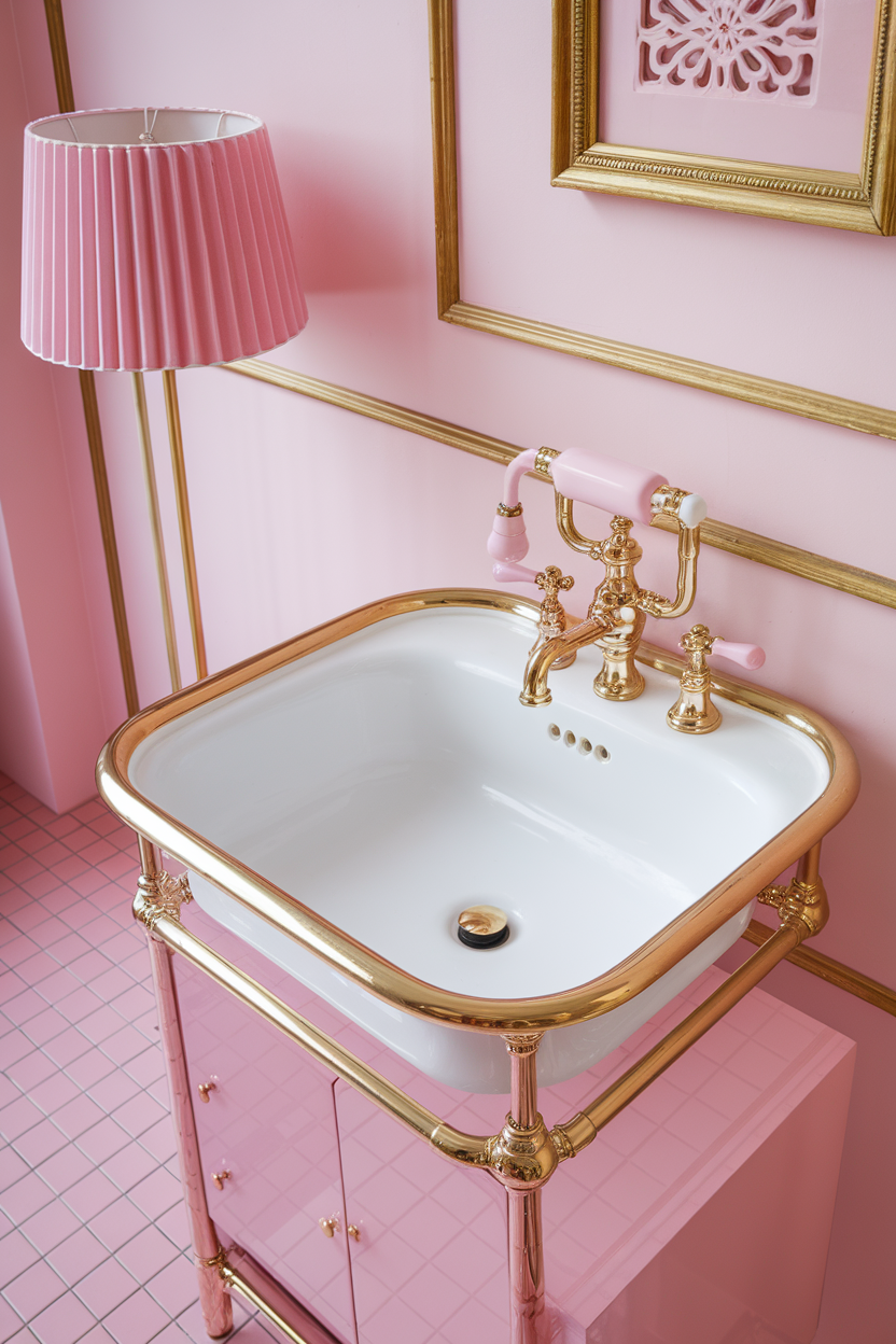 25 Stunning Pink and Gold Bathroom Ideas That Will Make You Swoon