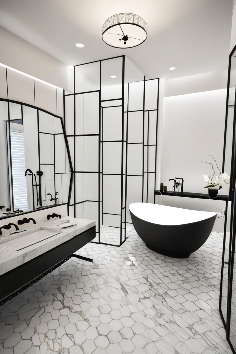 25 Stunning Black and White Bathroom Ideas to Transform Your Space