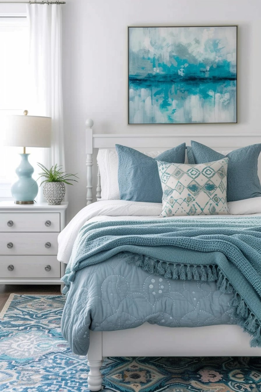 24 Turquoise Bedroom Ideas That Our Editors Love