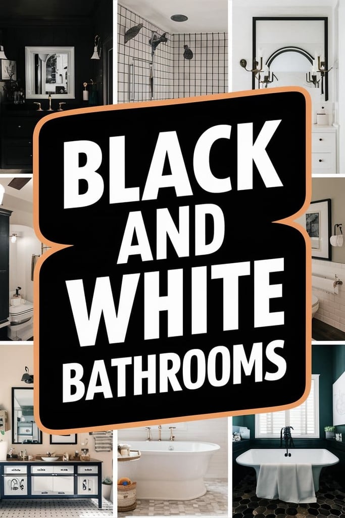 25 Stunning Black and White Bathroom Ideas to Transform Your Space