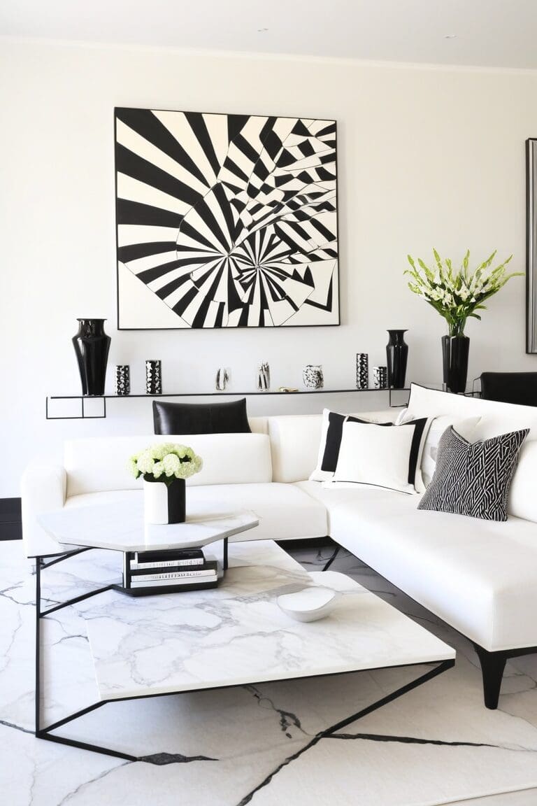 15 Stunning Black and White Living Room Ideas to Transform Your Space ...