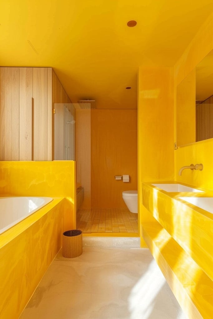25 Yellow Bathroom Ideas That Will Make You Smile Wider Than a Banana