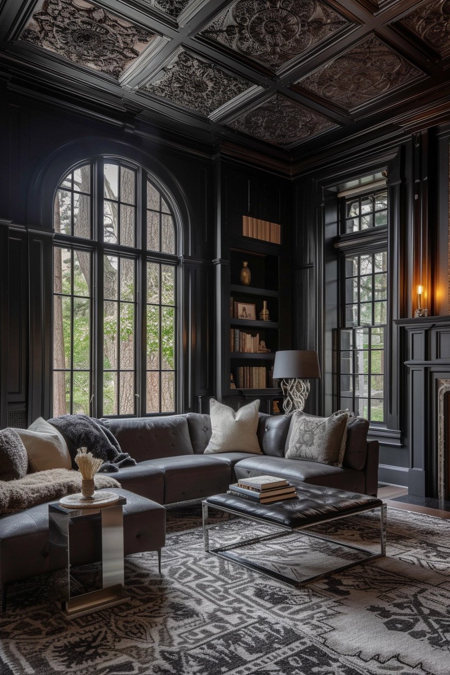 25 Modern Gothic Living Room Ideas to Add a Touch of Mystery to Your Home