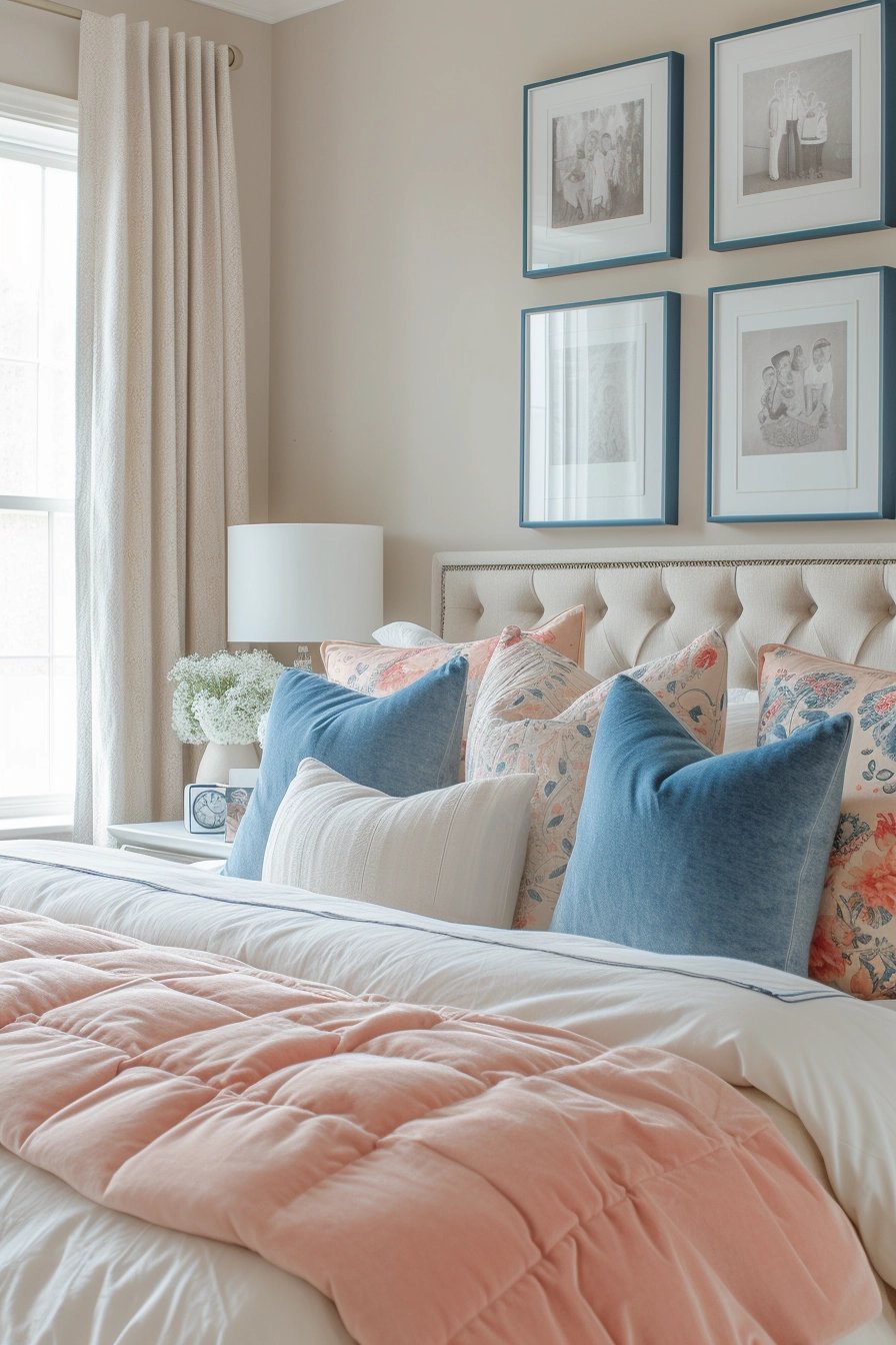22 Blue and Pink Bedroom Ideas That Look Good Together