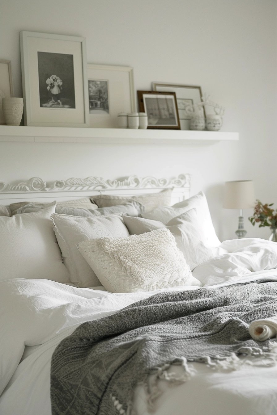 25 White and Silver Bedroom Ideas for a Soothing Space
