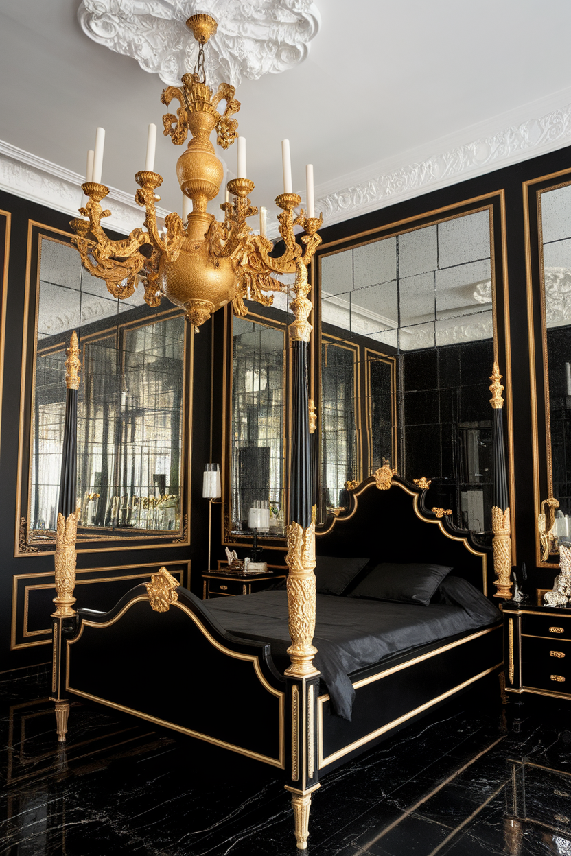 50 Stunning Black and Gold Bedroom Ideas to Transform Your Space