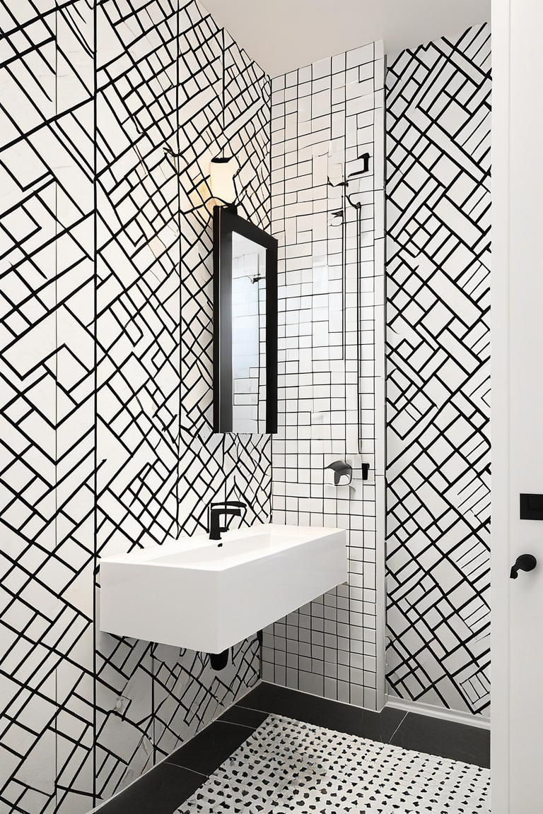 25 Stunning Black and White Bathroom Ideas to Transform Your Space