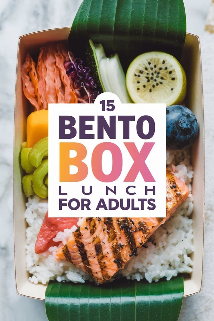 15 Grown-Up Bento Box Lunches You'll Actually Want to Eat