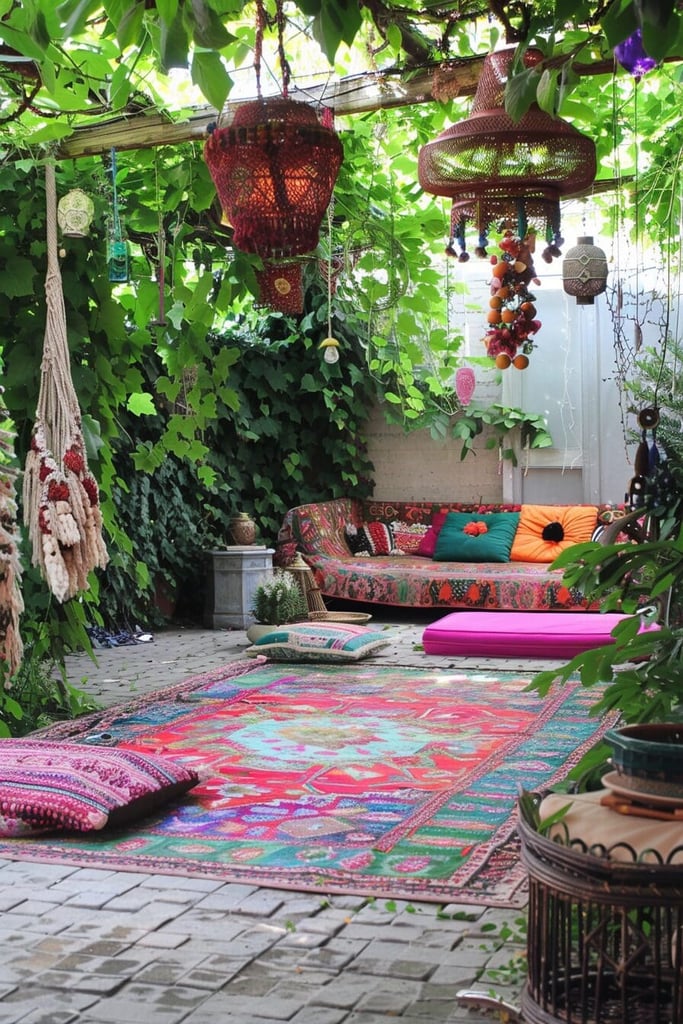 52 Bohemian Patio Ideas to Turn Your Outdoor Space into a Free-Spirited ...