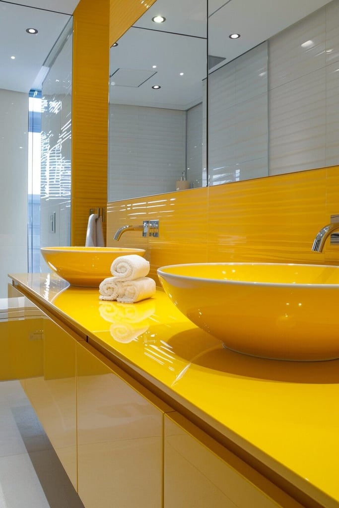 25 Yellow Bathroom Ideas That Will Make You Smile Wider Than a Banana