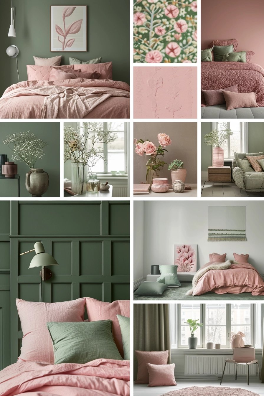25 Beautiful Green and Pink Bedroom Ideas for a Unique Touch