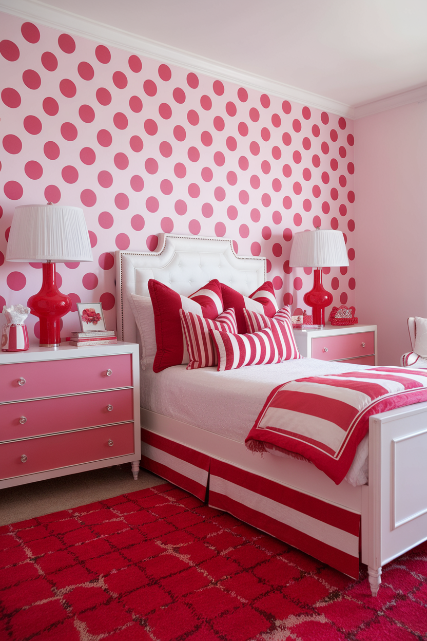 20 Stunning Red and Pink Bedroom Ideas That Will Make You Swoon