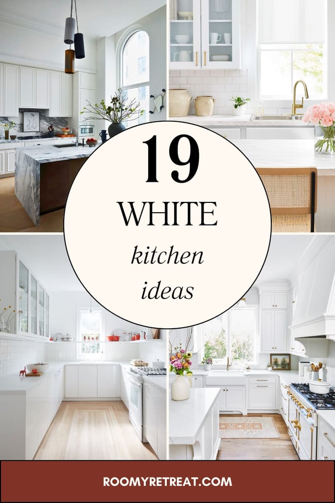 19 White Kitchen Ideas That'll Make You Want to Toss Out Everything You ...