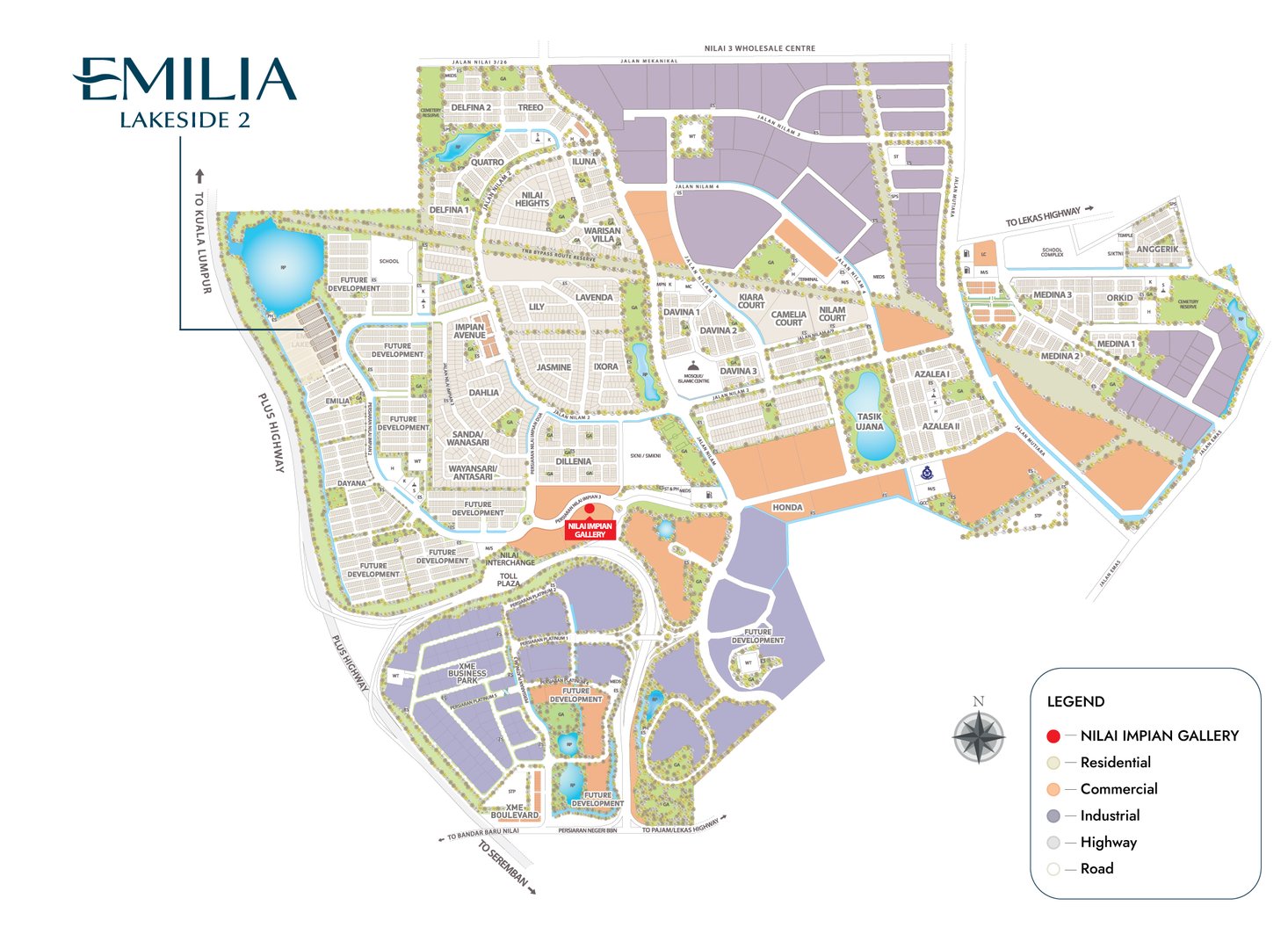 Emilia Lakeside Masterplan