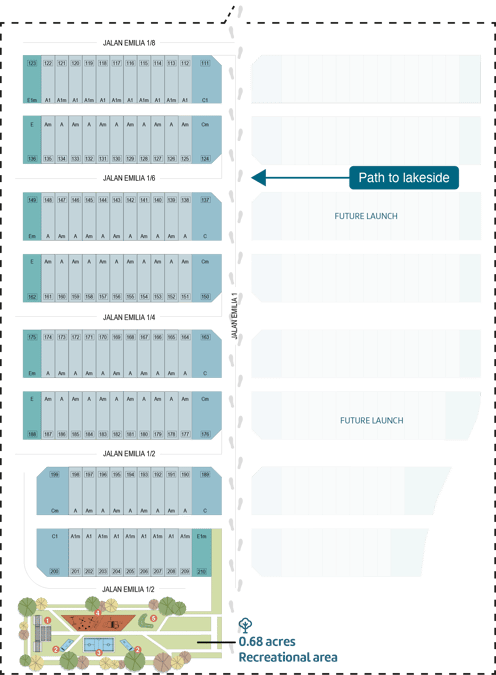 Site plan lots layout mobile
