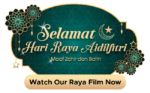 Hari Raya Aidilfitri festive greeting banner
