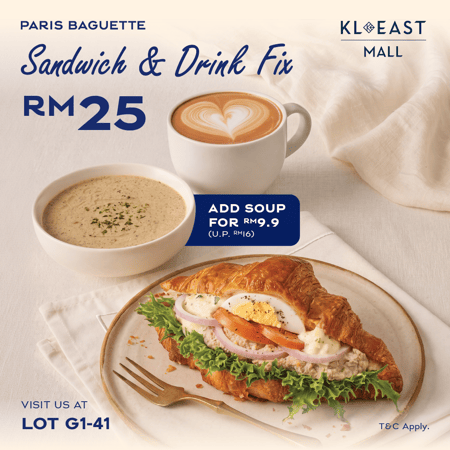 Promotions and deals at Kl east Mall