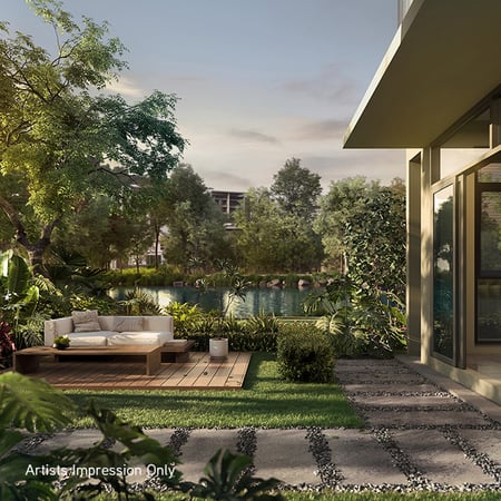 Waterfront bungalow at The Glades Putra Heights 